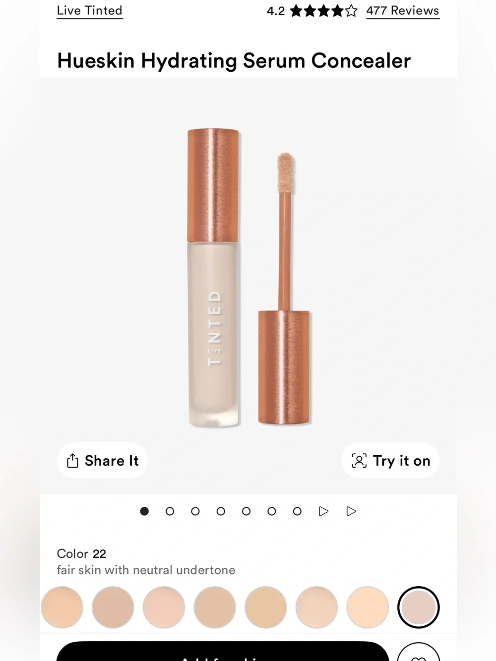 Live Tinted Concealer 22 - New